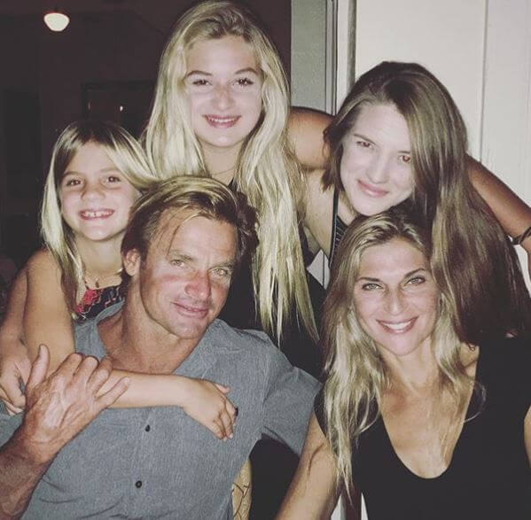 Brody Jo Hamilton with her family.